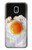 S2695 Fried Egg Hülle Schutzhülle Taschen für Samsung Galaxy J3 (2018), J3 Star, J3 V 3rd Gen, J3 Orbit, J3 Achieve, Express Prime 3, Amp Prime 3
