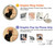 S2739 Chat Noir Black Cat Vintage Hülle Schutzhülle Taschen für Samsung Galaxy J3 (2018), J3 Star, J3 V 3rd Gen, J3 Orbit, J3 Achieve, Express Prime 3, Amp Prime 3