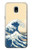 S2790 Hokusai Under The Wave off Kanagawa Hülle Schutzhülle Taschen für Samsung Galaxy J3 (2018), J3 Star, J3 V 3rd Gen, J3 Orbit, J3 Achieve, Express Prime 3, Amp Prime 3