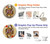 S2833 Poker Card Queen Hearts Hülle Schutzhülle Taschen für Samsung Galaxy J3 (2018), J3 Star, J3 V 3rd Gen, J3 Orbit, J3 Achieve, Express Prime 3, Amp Prime 3