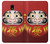S2839 Japan Daruma Doll Hülle Schutzhülle Taschen für Samsung Galaxy J3 (2018), J3 Star, J3 V 3rd Gen, J3 Orbit, J3 Achieve, Express Prime 3, Amp Prime 3