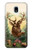 S2841 Vintage Reindeer Christmas Hülle Schutzhülle Taschen für Samsung Galaxy J3 (2018), J3 Star, J3 V 3rd Gen, J3 Orbit, J3 Achieve, Express Prime 3, Amp Prime 3
