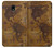 S2861 Antique World Map Hülle Schutzhülle Taschen für Samsung Galaxy J3 (2018), J3 Star, J3 V 3rd Gen, J3 Orbit, J3 Achieve, Express Prime 3, Amp Prime 3