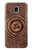 S2874 Om Symbol Tattoo Hülle Schutzhülle Taschen für Samsung Galaxy J3 (2018), J3 Star, J3 V 3rd Gen, J3 Orbit, J3 Achieve, Express Prime 3, Amp Prime 3