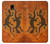 S2901 Lizard Aboriginal Art Hülle Schutzhülle Taschen für Samsung Galaxy J3 (2018), J3 Star, J3 V 3rd Gen, J3 Orbit, J3 Achieve, Express Prime 3, Amp Prime 3