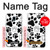 S2904 Dog Paw Prints Hülle Schutzhülle Taschen für Samsung Galaxy J3 (2018), J3 Star, J3 V 3rd Gen, J3 Orbit, J3 Achieve, Express Prime 3, Amp Prime 3