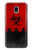S2917 Biohazards Virus Red Alert Hülle Schutzhülle Taschen für Samsung Galaxy J3 (2018), J3 Star, J3 V 3rd Gen, J3 Orbit, J3 Achieve, Express Prime 3, Amp Prime 3