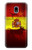 S2984 Spain Football Soccer Euro 2016 Hülle Schutzhülle Taschen für Samsung Galaxy J3 (2018), J3 Star, J3 V 3rd Gen, J3 Orbit, J3 Achieve, Express Prime 3, Amp Prime 3