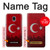 S2991 Turkey Football Soccer Euro 2016 Hülle Schutzhülle Taschen für Samsung Galaxy J3 (2018), J3 Star, J3 V 3rd Gen, J3 Orbit, J3 Achieve, Express Prime 3, Amp Prime 3