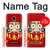 S3045 Japan Good Luck Daruma Doll Hülle Schutzhülle Taschen für Samsung Galaxy J3 (2018), J3 Star, J3 V 3rd Gen, J3 Orbit, J3 Achieve, Express Prime 3, Amp Prime 3