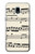 S3082 Music Sheet Hülle Schutzhülle Taschen für Samsung Galaxy J3 (2018), J3 Star, J3 V 3rd Gen, J3 Orbit, J3 Achieve, Express Prime 3, Amp Prime 3