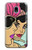 S3171 Girls Pop Art Hülle Schutzhülle Taschen für Samsung Galaxy J3 (2018), J3 Star, J3 V 3rd Gen, J3 Orbit, J3 Achieve, Express Prime 3, Amp Prime 3