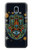S3175 Hamsa Hand Mosaics Hülle Schutzhülle Taschen für Samsung Galaxy J3 (2018), J3 Star, J3 V 3rd Gen, J3 Orbit, J3 Achieve, Express Prime 3, Amp Prime 3
