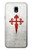 S3200 Order of Santiago Cross of Saint James Hülle Schutzhülle Taschen für Samsung Galaxy J3 (2018), J3 Star, J3 V 3rd Gen, J3 Orbit, J3 Achieve, Express Prime 3, Amp Prime 3