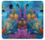 S3227 Underwater World Cartoon Hülle Schutzhülle Taschen für Samsung Galaxy J3 (2018), J3 Star, J3 V 3rd Gen, J3 Orbit, J3 Achieve, Express Prime 3, Amp Prime 3