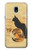 S3229 Vintage Cat Poster Hülle Schutzhülle Taschen für Samsung Galaxy J3 (2018), J3 Star, J3 V 3rd Gen, J3 Orbit, J3 Achieve, Express Prime 3, Amp Prime 3