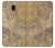 S3240 Yellow Marble Stone Hülle Schutzhülle Taschen für Samsung Galaxy J3 (2018), J3 Star, J3 V 3rd Gen, J3 Orbit, J3 Achieve, Express Prime 3, Amp Prime 3