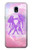 S3259 Zodiac Gemini Hülle Schutzhülle Taschen für Samsung Galaxy J3 (2018), J3 Star, J3 V 3rd Gen, J3 Orbit, J3 Achieve, Express Prime 3, Amp Prime 3