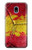 S3315 Spain Flag Vintage Football Graphic Hülle Schutzhülle Taschen für Samsung Galaxy J3 (2018), J3 Star, J3 V 3rd Gen, J3 Orbit, J3 Achieve, Express Prime 3, Amp Prime 3
