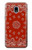 S3355 Bandana Red Pattern Hülle Schutzhülle Taschen für Samsung Galaxy J3 (2018), J3 Star, J3 V 3rd Gen, J3 Orbit, J3 Achieve, Express Prime 3, Amp Prime 3