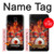 S1431 Skull Drum Fire Rock Hülle Schutzhülle Taschen für Samsung Galaxy J7 (2018), J7 Aero, J7 Top, J7 Aura, J7 Crown, J7 Refine, J7 Eon, J7 V 2nd Gen, J7 Star