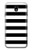 S1596 Black and White Striped Hülle Schutzhülle Taschen für Samsung Galaxy J7 (2018), J7 Aero, J7 Top, J7 Aura, J7 Crown, J7 Refine, J7 Eon, J7 V 2nd Gen, J7 Star
