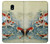 S1654 Koi Carp Fish Art Painting Hülle Schutzhülle Taschen für Samsung Galaxy J7 (2018), J7 Aero, J7 Top, J7 Aura, J7 Crown, J7 Refine, J7 Eon, J7 V 2nd Gen, J7 Star