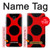 S1829 Ladybugs Dot Pattern Hülle Schutzhülle Taschen für Samsung Galaxy J7 (2018), J7 Aero, J7 Top, J7 Aura, J7 Crown, J7 Refine, J7 Eon, J7 V 2nd Gen, J7 Star