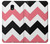 S1849 Pink Black Chevron Zigzag Hülle Schutzhülle Taschen für Samsung Galaxy J7 (2018), J7 Aero, J7 Top, J7 Aura, J7 Crown, J7 Refine, J7 Eon, J7 V 2nd Gen, J7 Star