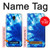 S1869 Tie Dye Blue Hülle Schutzhülle Taschen für Samsung Galaxy J7 (2018), J7 Aero, J7 Top, J7 Aura, J7 Crown, J7 Refine, J7 Eon, J7 V 2nd Gen, J7 Star