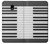 S2082 One Octave Piano Hülle Schutzhülle Taschen für Samsung Galaxy J7 (2018), J7 Aero, J7 Top, J7 Aura, J7 Crown, J7 Refine, J7 Eon, J7 V 2nd Gen, J7 Star