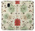 S2179 Flower Floral Vintage Art Pattern Hülle Schutzhülle Taschen für Samsung Galaxy J7 (2018), J7 Aero, J7 Top, J7 Aura, J7 Crown, J7 Refine, J7 Eon, J7 V 2nd Gen, J7 Star