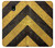 S2231 Yellow and Black Line Hazard Striped Hülle Schutzhülle Taschen für Samsung Galaxy J7 (2018), J7 Aero, J7 Top, J7 Aura, J7 Crown, J7 Refine, J7 Eon, J7 V 2nd Gen, J7 Star