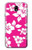S2246 Hawaiian Hibiscus Pink Pattern Hülle Schutzhülle Taschen für Samsung Galaxy J7 (2018), J7 Aero, J7 Top, J7 Aura, J7 Crown, J7 Refine, J7 Eon, J7 V 2nd Gen, J7 Star