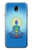 S2295 Bhuddha Aura Chakra Balancing Healing Hülle Schutzhülle Taschen für Samsung Galaxy J7 (2018), J7 Aero, J7 Top, J7 Aura, J7 Crown, J7 Refine, J7 Eon, J7 V 2nd Gen, J7 Star