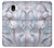 S2316 Dark Blue Marble Texture Graphic Print Hülle Schutzhülle Taschen für Samsung Galaxy J7 (2018), J7 Aero, J7 Top, J7 Aura, J7 Crown, J7 Refine, J7 Eon, J7 V 2nd Gen, J7 Star