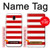 S2364 Red and White Striped Hülle Schutzhülle Taschen für Samsung Galaxy J7 (2018), J7 Aero, J7 Top, J7 Aura, J7 Crown, J7 Refine, J7 Eon, J7 V 2nd Gen, J7 Star