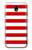 S2364 Red and White Striped Hülle Schutzhülle Taschen für Samsung Galaxy J7 (2018), J7 Aero, J7 Top, J7 Aura, J7 Crown, J7 Refine, J7 Eon, J7 V 2nd Gen, J7 Star