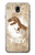 S2372 T-Rex Jurassic Fossil Hülle Schutzhülle Taschen für Samsung Galaxy J7 (2018), J7 Aero, J7 Top, J7 Aura, J7 Crown, J7 Refine, J7 Eon, J7 V 2nd Gen, J7 Star