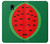 S2383 Watermelon Hülle Schutzhülle Taschen für Samsung Galaxy J7 (2018), J7 Aero, J7 Top, J7 Aura, J7 Crown, J7 Refine, J7 Eon, J7 V 2nd Gen, J7 Star