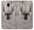 S2505 Reindeer Head Old Wood Texture Graphic Hülle Schutzhülle Taschen für Samsung Galaxy J7 (2018), J7 Aero, J7 Top, J7 Aura, J7 Crown, J7 Refine, J7 Eon, J7 V 2nd Gen, J7 Star