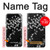 S2544 Japanese Kimono Style Black Flower Pattern Hülle Schutzhülle Taschen für Samsung Galaxy J7 (2018), J7 Aero, J7 Top, J7 Aura, J7 Crown, J7 Refine, J7 Eon, J7 V 2nd Gen, J7 Star