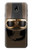 S2645 Vintage Brown Goggles Motorcycle Helmet Hülle Schutzhülle Taschen für Samsung Galaxy J7 (2018), J7 Aero, J7 Top, J7 Aura, J7 Crown, J7 Refine, J7 Eon, J7 V 2nd Gen, J7 Star