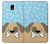 S2669 Cute Dog Paws Bones Cartoon Hülle Schutzhülle Taschen für Samsung Galaxy J7 (2018), J7 Aero, J7 Top, J7 Aura, J7 Crown, J7 Refine, J7 Eon, J7 V 2nd Gen, J7 Star
