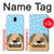 S2669 Cute Dog Paws Bones Cartoon Hülle Schutzhülle Taschen für Samsung Galaxy J7 (2018), J7 Aero, J7 Top, J7 Aura, J7 Crown, J7 Refine, J7 Eon, J7 V 2nd Gen, J7 Star