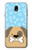 S2669 Cute Dog Paws Bones Cartoon Hülle Schutzhülle Taschen für Samsung Galaxy J7 (2018), J7 Aero, J7 Top, J7 Aura, J7 Crown, J7 Refine, J7 Eon, J7 V 2nd Gen, J7 Star