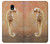 S2674 Seahorse Skeleton Fossil Hülle Schutzhülle Taschen für Samsung Galaxy J7 (2018), J7 Aero, J7 Top, J7 Aura, J7 Crown, J7 Refine, J7 Eon, J7 V 2nd Gen, J7 Star
