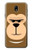 S2721 Cute Grumpy Monkey Cartoon Hülle Schutzhülle Taschen für Samsung Galaxy J7 (2018), J7 Aero, J7 Top, J7 Aura, J7 Crown, J7 Refine, J7 Eon, J7 V 2nd Gen, J7 Star