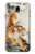S2751 Chinese Tiger Brush Painting Hülle Schutzhülle Taschen für Samsung Galaxy J7 (2018), J7 Aero, J7 Top, J7 Aura, J7 Crown, J7 Refine, J7 Eon, J7 V 2nd Gen, J7 Star