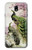 S2773 Peacock Chinese Brush Painting Hülle Schutzhülle Taschen für Samsung Galaxy J7 (2018), J7 Aero, J7 Top, J7 Aura, J7 Crown, J7 Refine, J7 Eon, J7 V 2nd Gen, J7 Star